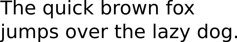sans serif