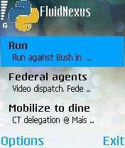 Fluid Nexus Screenshot (archive; from older S60 port)